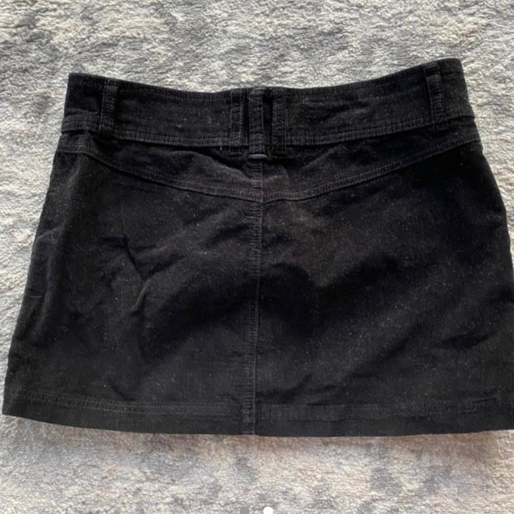 Free people button-up corduroy mini skirt